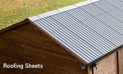 sheet metal roof for shed|shed roofing sheets b&q.